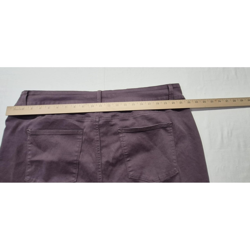 M jeans by Maurice plus size plum purple high rise women's‎ jeans, sz 24 - Picture 11 of 16